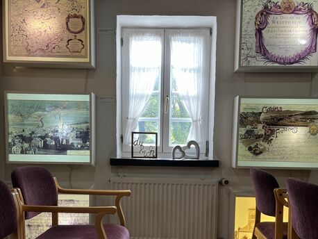 Schmalen Haus Innenansicht