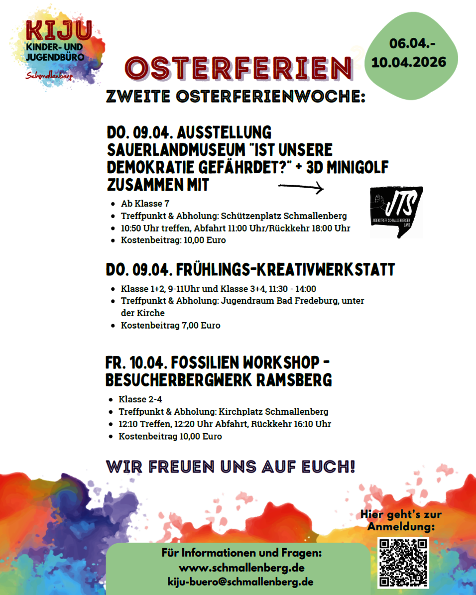 Flyer Osterferien 2026