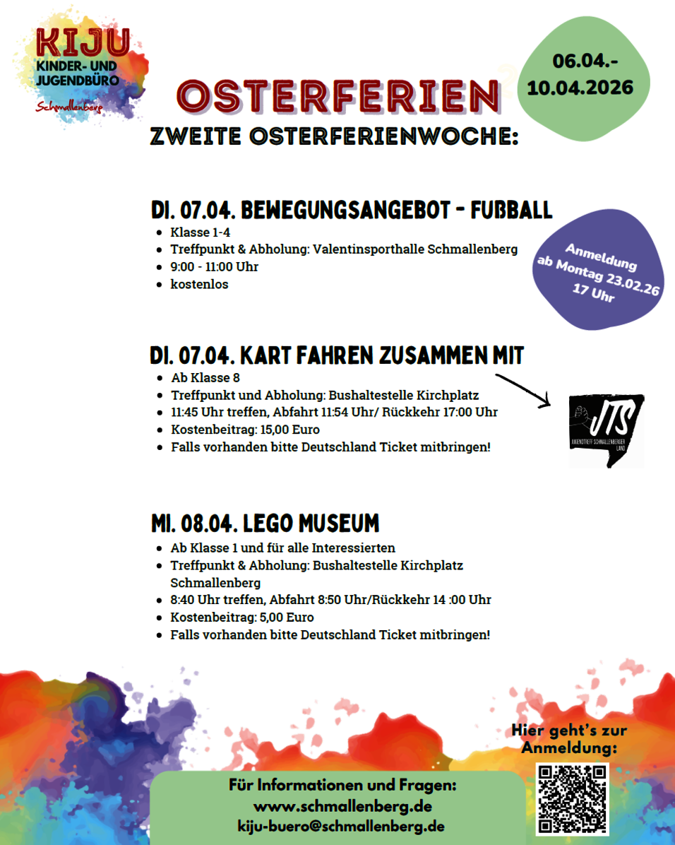 Flyer Osterferien 2026